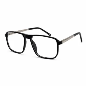 OPX-0463 Classic Navigator Eyewear for Men with Textured Metal Temples | Optixxo