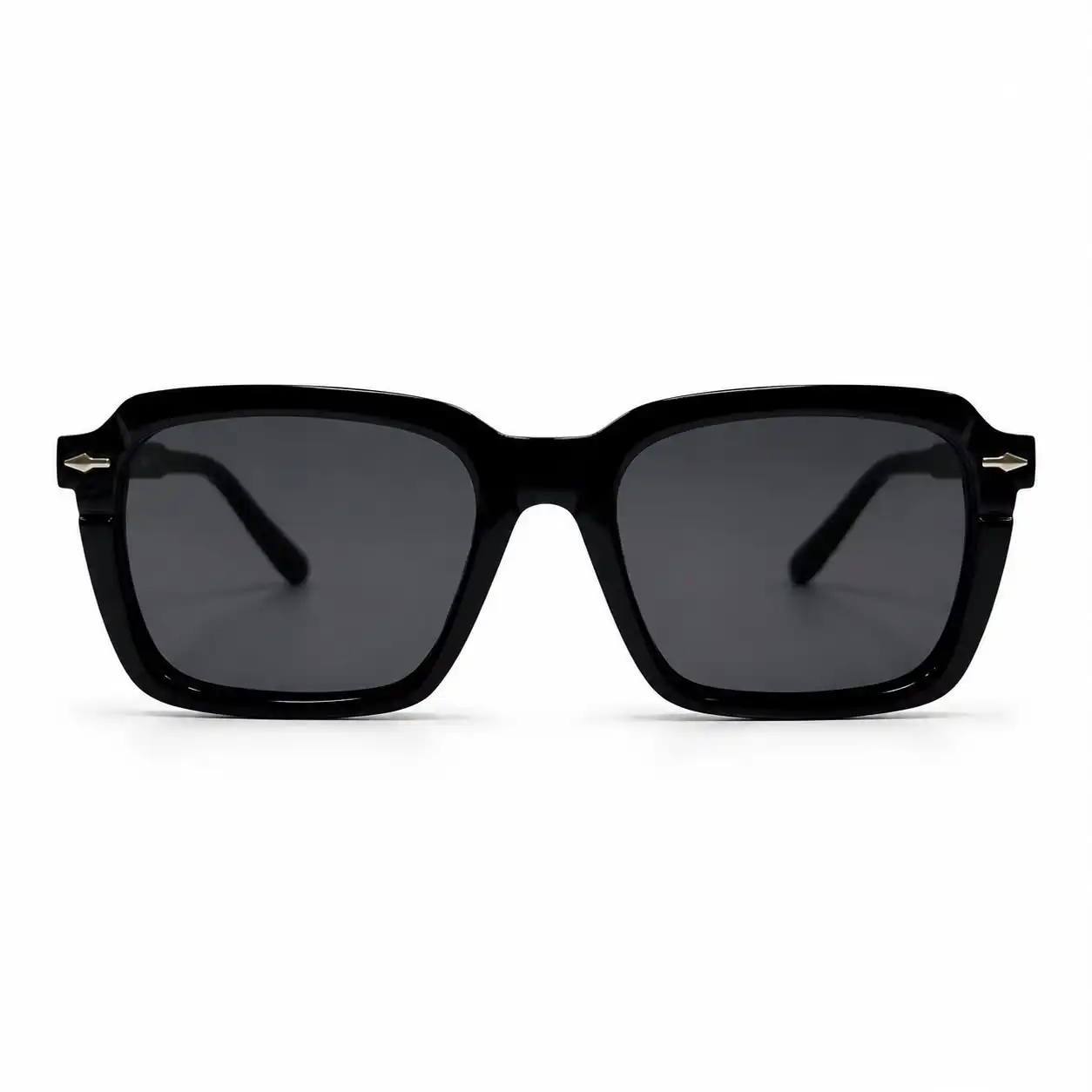 OPX-0172 Black Square Sunglasses for Unisex | Optixxo - Image 2