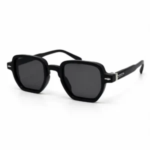 OPX-0189 Black Geometric Sunglasses for Unisex | Optixxo