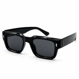 OPX-0214 Jet Black Square Sunglasses | Optixxo