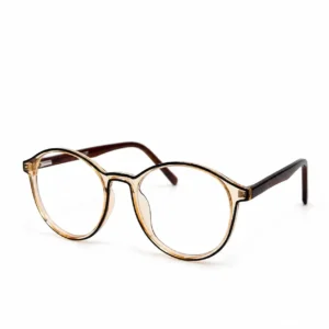 OPX-0017 Lightweight Brown Glasses for Women | Optixxo