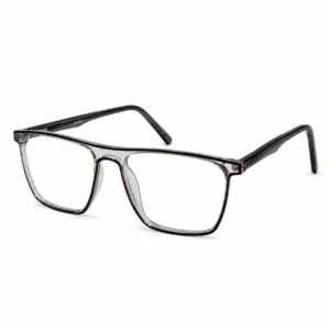OPX-0021 Trendy Daily Wear Black Glasses for Men | Optixxo