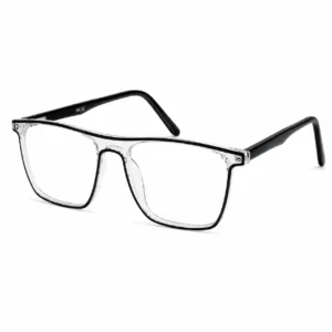 OPX-0026 Classic Black Spectacles for Men | Optixxo