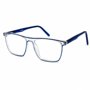 OPX-0028 Elegant Blue Eyewear Frame for Men | Optixxo