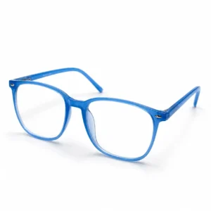 OPX-0046 Modern Look Eyeglasses Blue Frame for Women | Optixxo