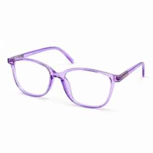 OPX-0058 Stylish Daily Use Eyeglasses Transparent Purple Frame for Women | Optixxo