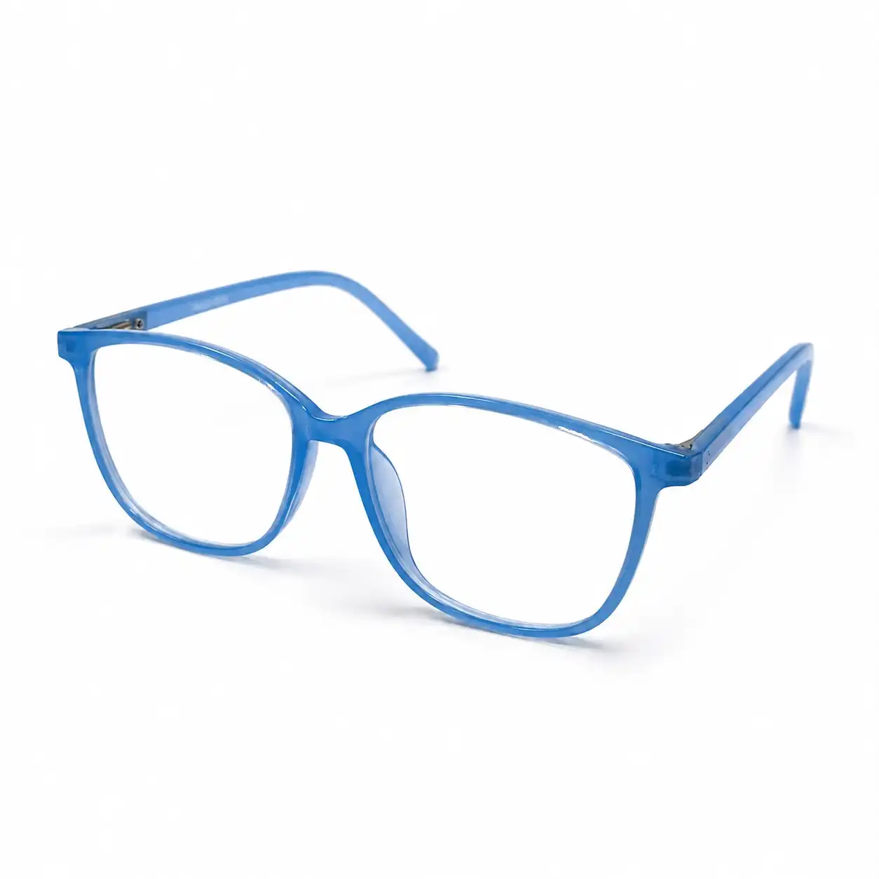 OPX-0060 Sophisticated Eyeglasses Blue Frame for Women | Optixxo