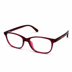 OPX-0069 Urban Style Spectacles Maroon Frame for Women | Optixxo
