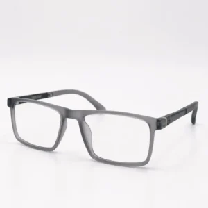 OPX-0078 Flexible Fitting Transparent Grey Spectacles Unisex | Optixxo