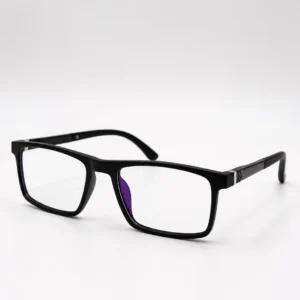 OPX-0080 HD Clear Vision Matte Black Spectacles Unisex | Optixxo