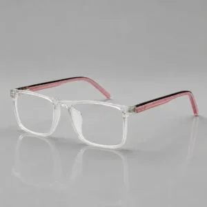 OPX-0092 Zero Pressure Transparent Pink Frame for Women | Optixxo