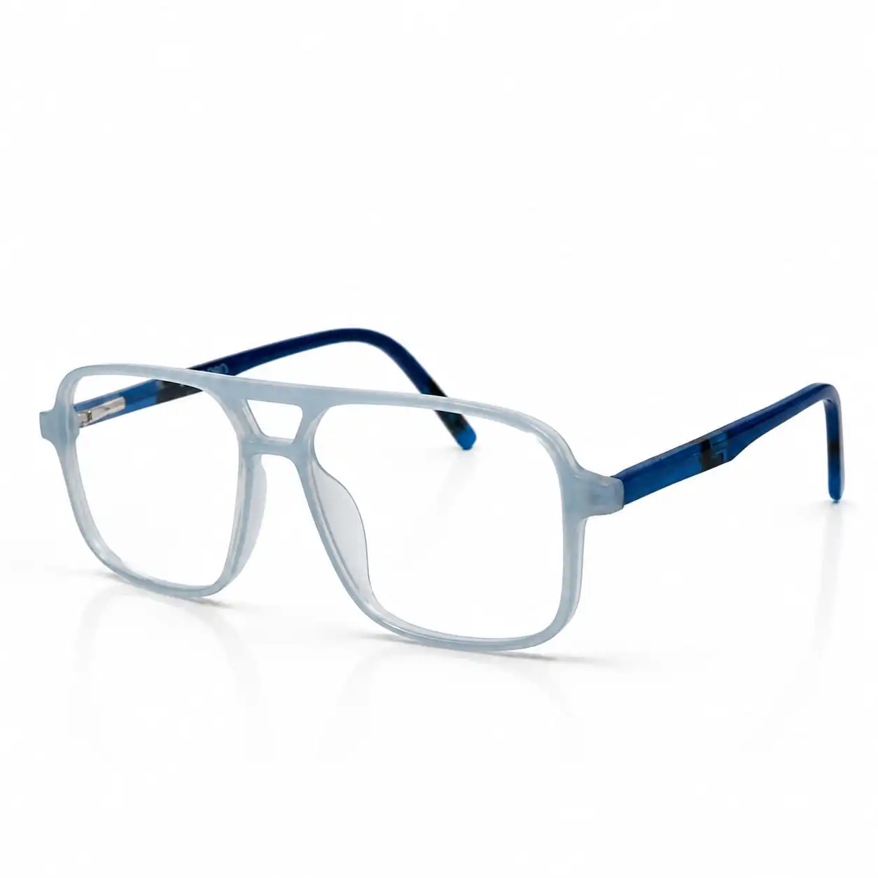 OPX-0093 Modern Lifestyle Translucent Ice Blue Eyeframe for Men | Optixxo