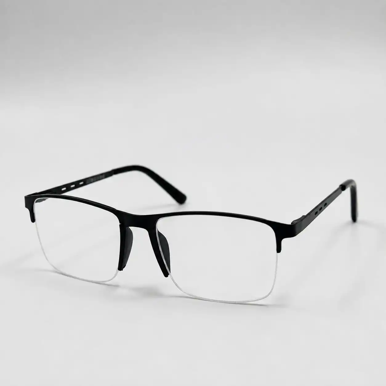 OPX-0121 Black Half Rim Executive Frames | Optixxo