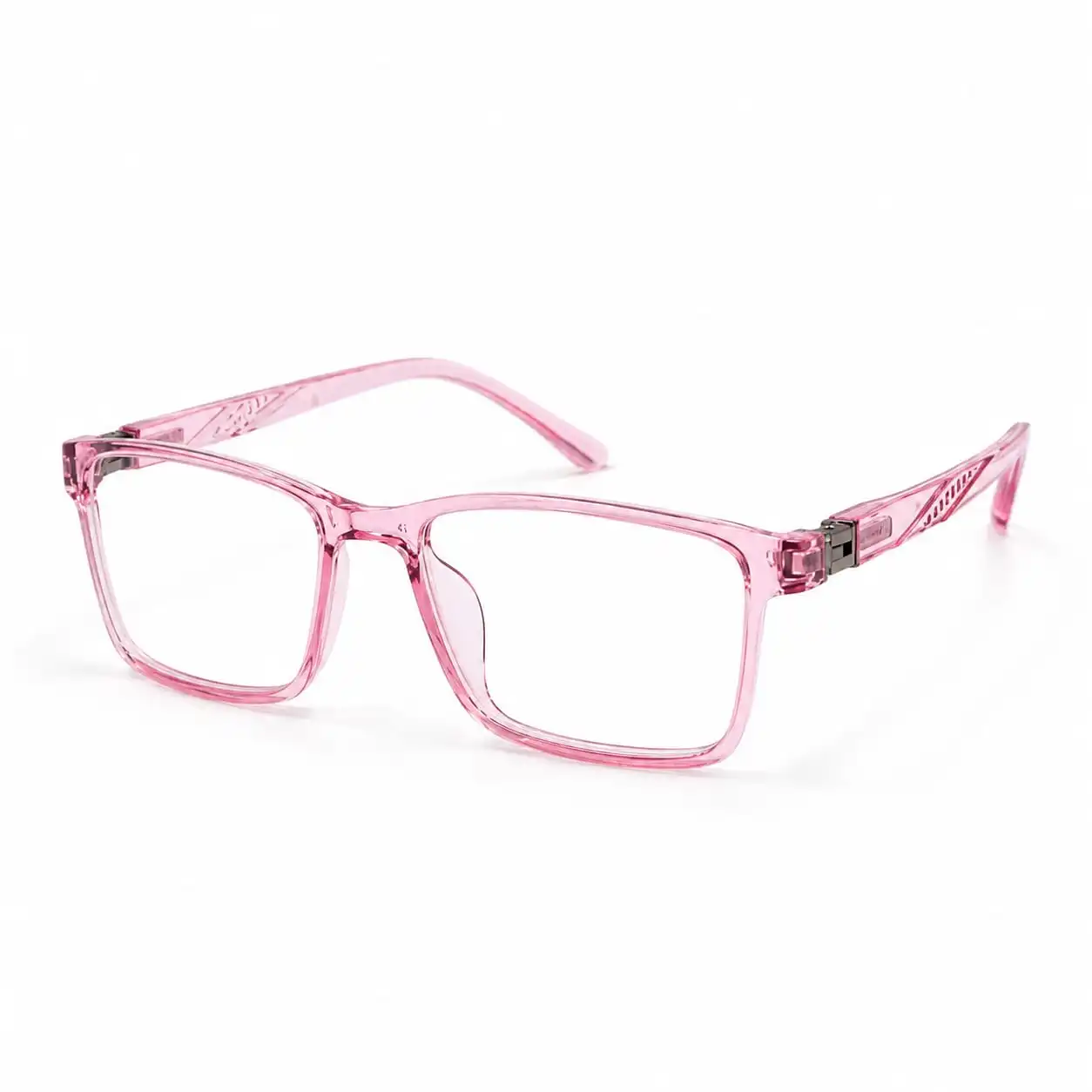 OPX-0163 Crystal Pink Rectangular Frame | Optixxo