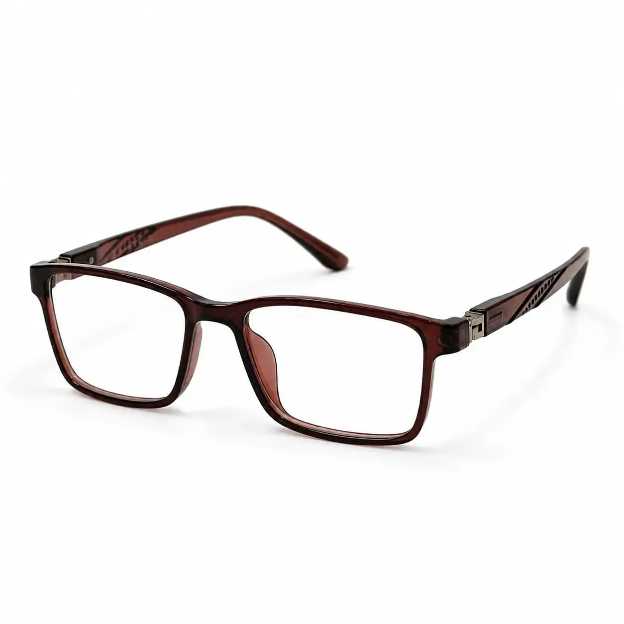 OPX-0164 Burgundy Rectangular Reading Frames | Optixxo