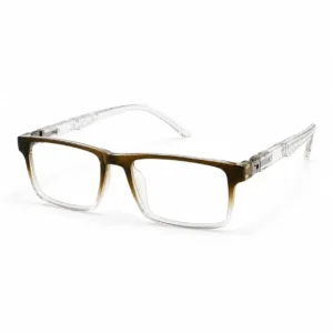 OPX-0165 Olive Gradient Rectangular Corporate Wear Glasses | Optixxo