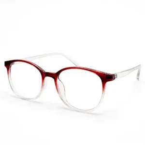 OPX-0237 Maroon Round Eyeglasses for Men & Women | Optixxo