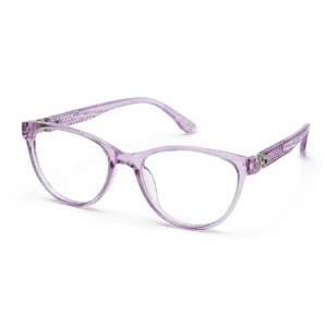 OPX-0288 Kids Translucent Purple Oval Glasses | Optixxo
