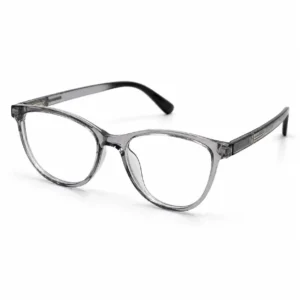 OPX-0299 Translucent Grey Oval Frames | Optixxo
