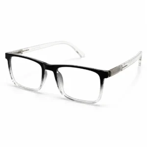 OPX-0312 Black Gradient Rectangular Eyeglasses | Optixxo