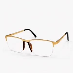 OPX-0349 Gold Half Rim Metal Frames | Optixxo